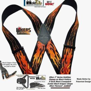 Hold Ups Flame Suspenders